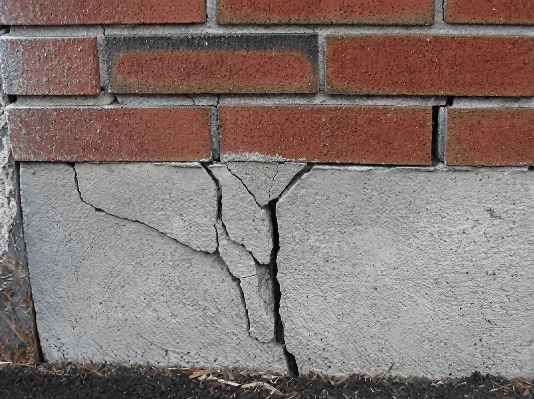 Concrete foundation with serious structural damage in Fort Collins, CO