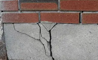 Concrete foundation with serious structural damage in Fort Collins, CO